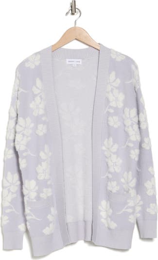 Floral Jacquard Cardigan
