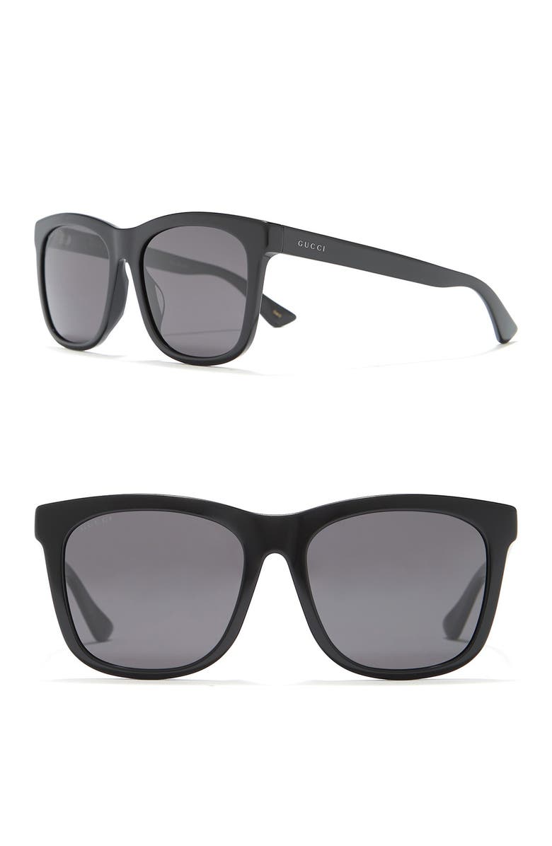 Gucci 56mm Square Sunglasses, Alternate, color,