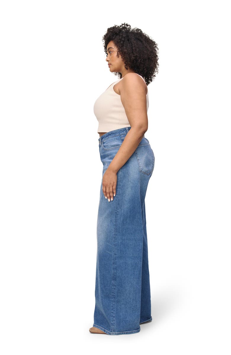 WARP+WEFT NCE High Waist Wide Leg Jeans, Alternate, color,