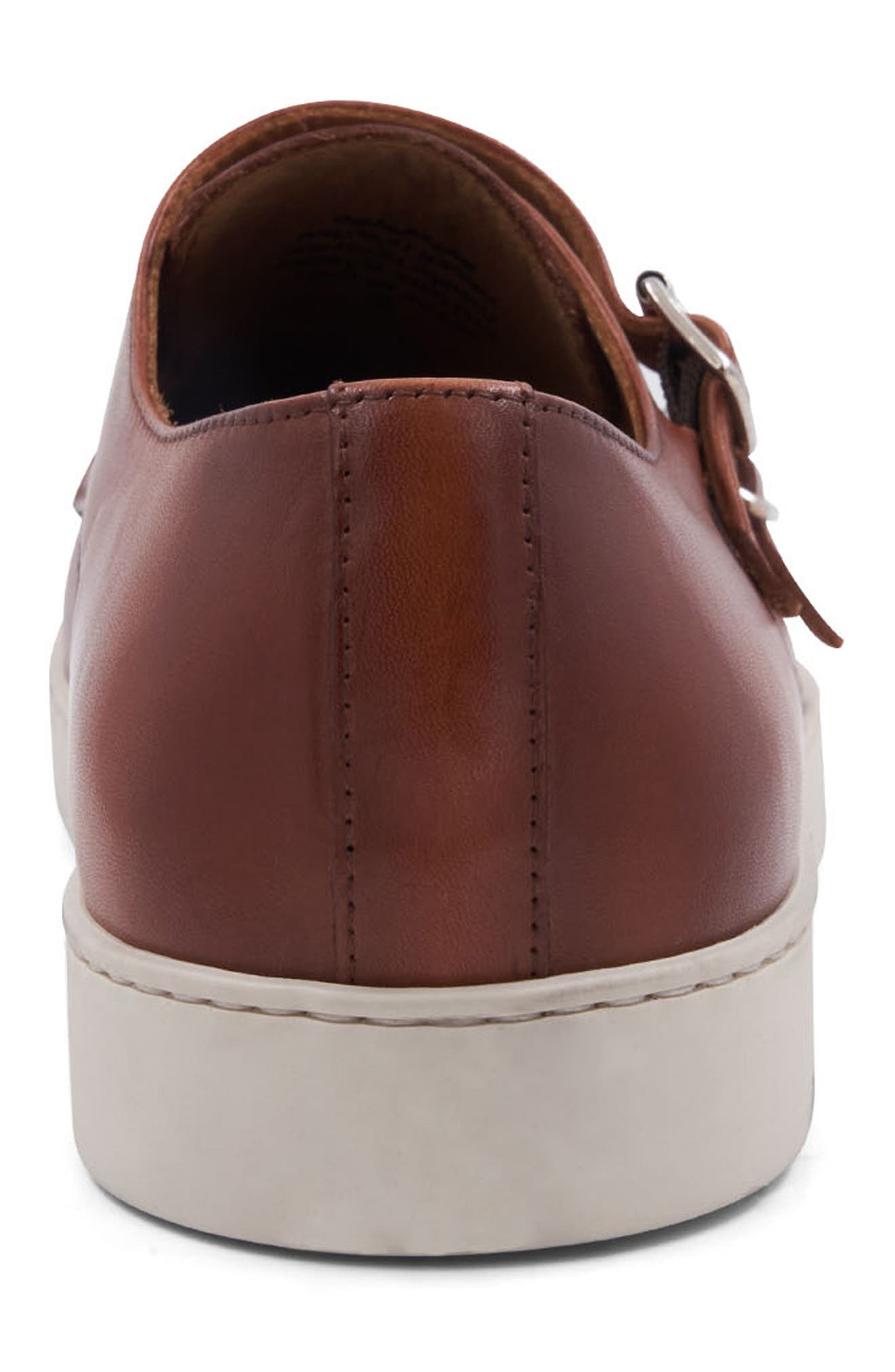 Bruno Magli Palestro Double Monk Shoe, Alternate, color, Cognac