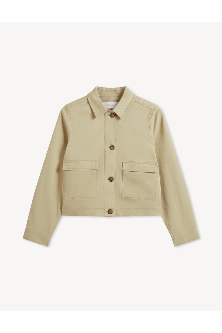 Manon Button-Front Utility Jacket, Alternate, color, Palesagegreen