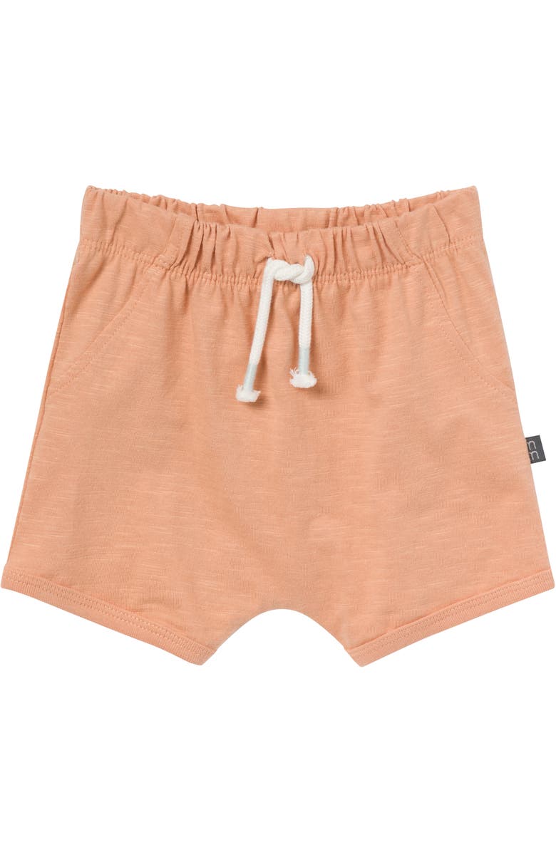 Modern Moments<sup>™</sup> by Gerber Sleeveless Peplum Tops and Shorts Set, Alternate, color, Lt Sky Oranges/Tan