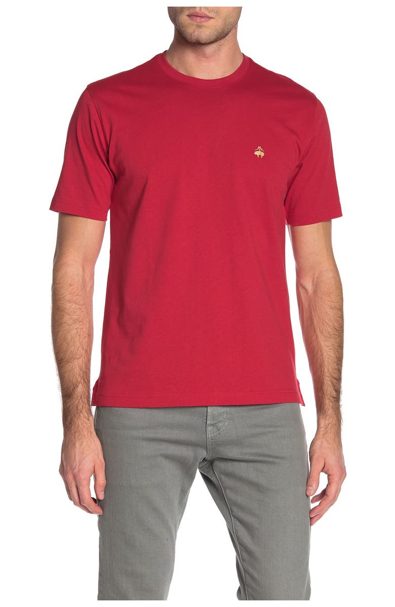 Brooks Brothers Short Sleeve T-Shirt, Main, color, Red