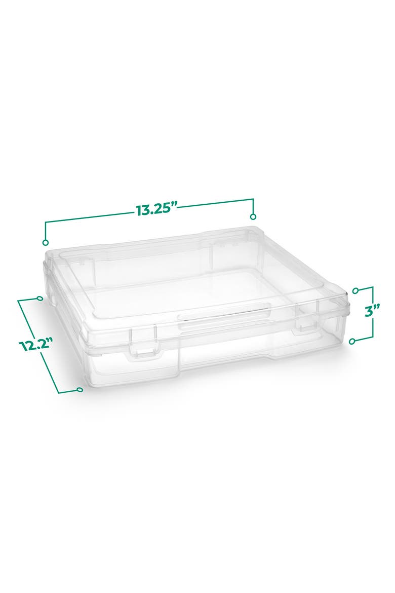 6-Pack Portable Project Case Set, Alternate, color, CLEAR