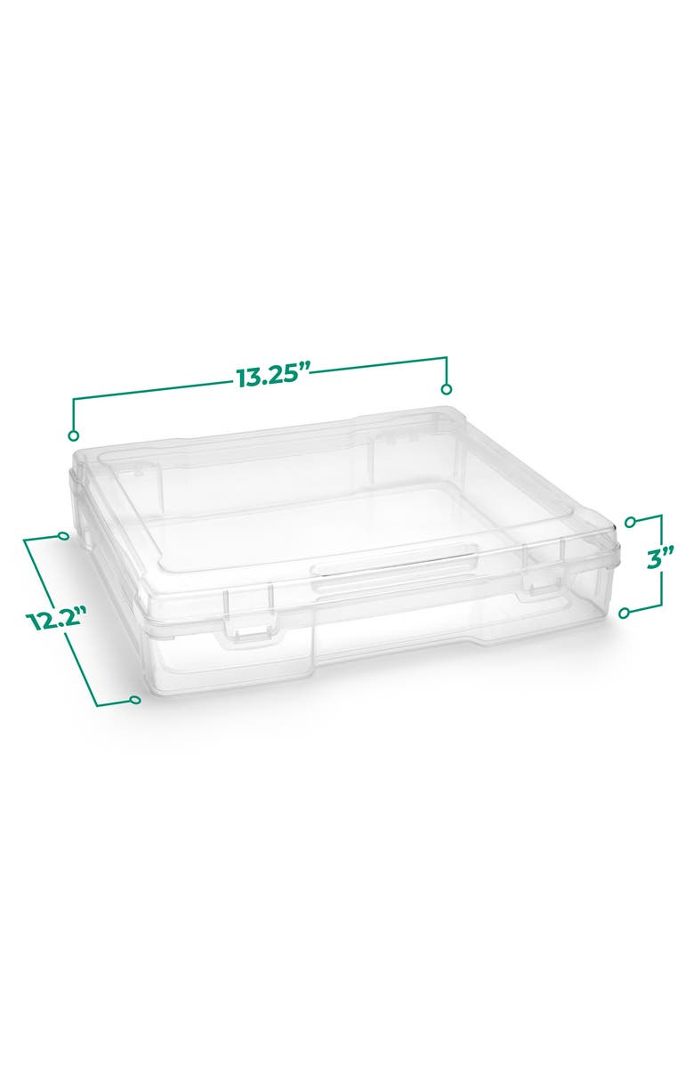 SORBUS 6-Pack Portable Project Case Set, Alternate, color, Clear