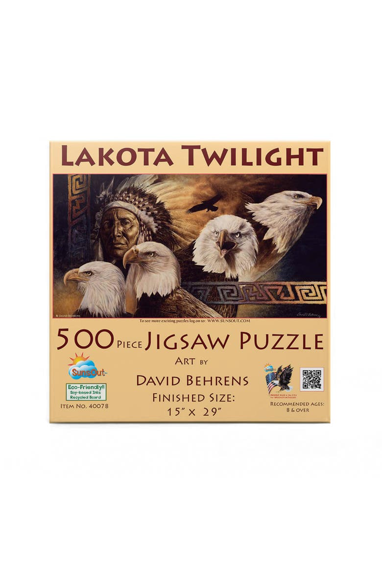 Lakota Twilight 500 piece Jigsaw Puzzle for Adults, Alternate, color, Multicolor