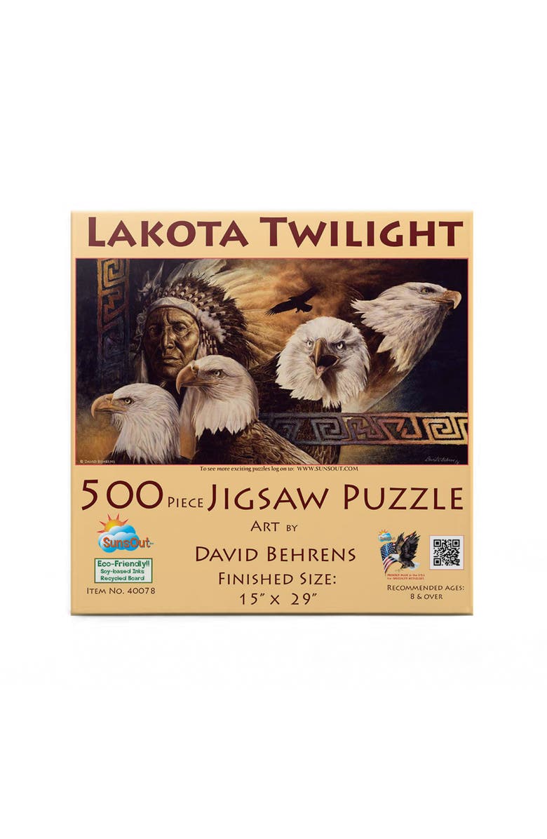 Sunsout Lakota Twilight 500 piece Jigsaw Puzzle for Adults, Alternate, color, Multicolor