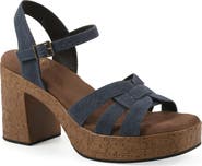 White Mountain Footwear Barista Platform Sandal