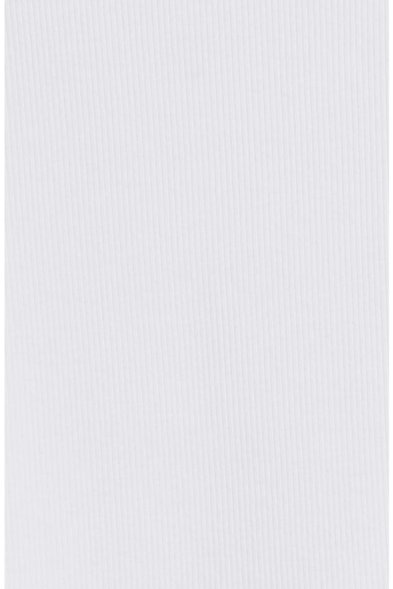 Kids' Flutter Sleeve Rib T-Shirt, Alternate, color, WHITE