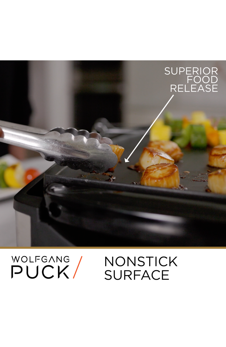 Wolfgang Puck XL Reversible Grill Griddle, Alternate, color, Black