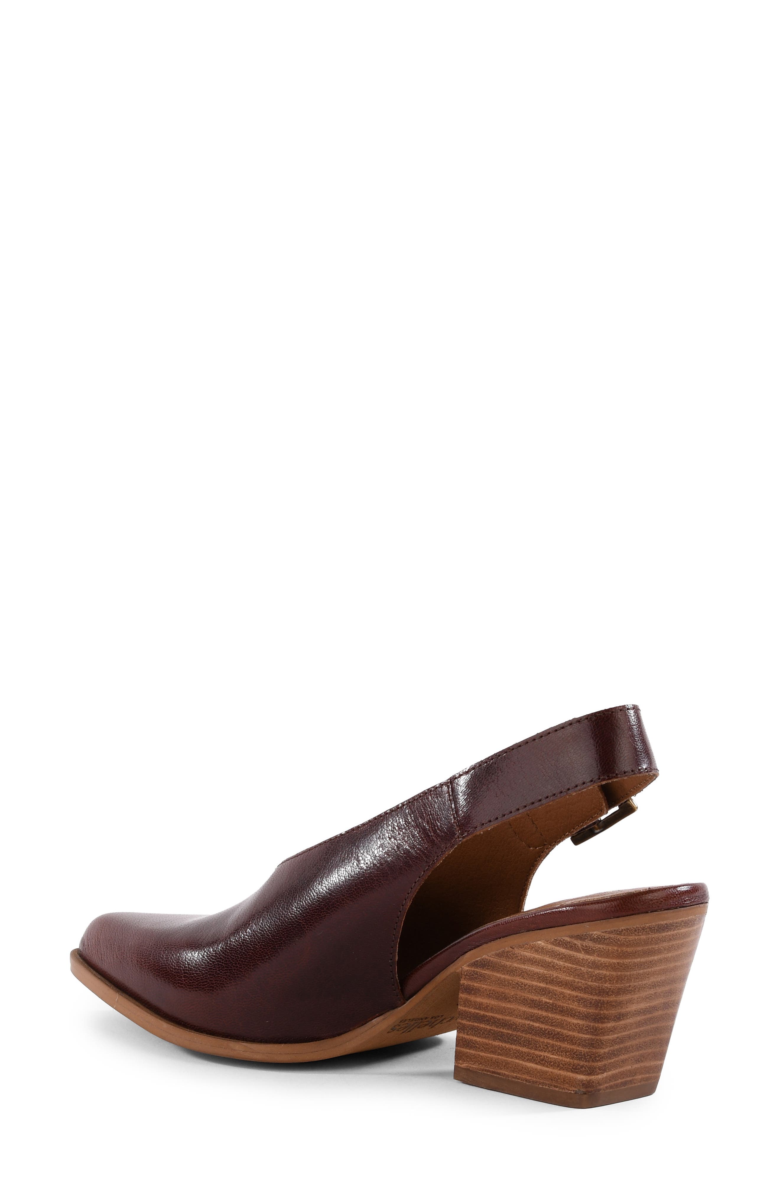 Baby Faced II Pointed Toe Slingback Pump, Alternate, color, CHESTNUT