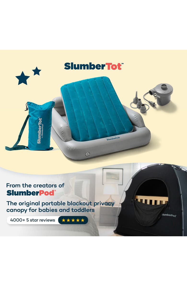 SlumberPod SlumberTot Inflatable Toddler Bed, Alternate, color, Grey