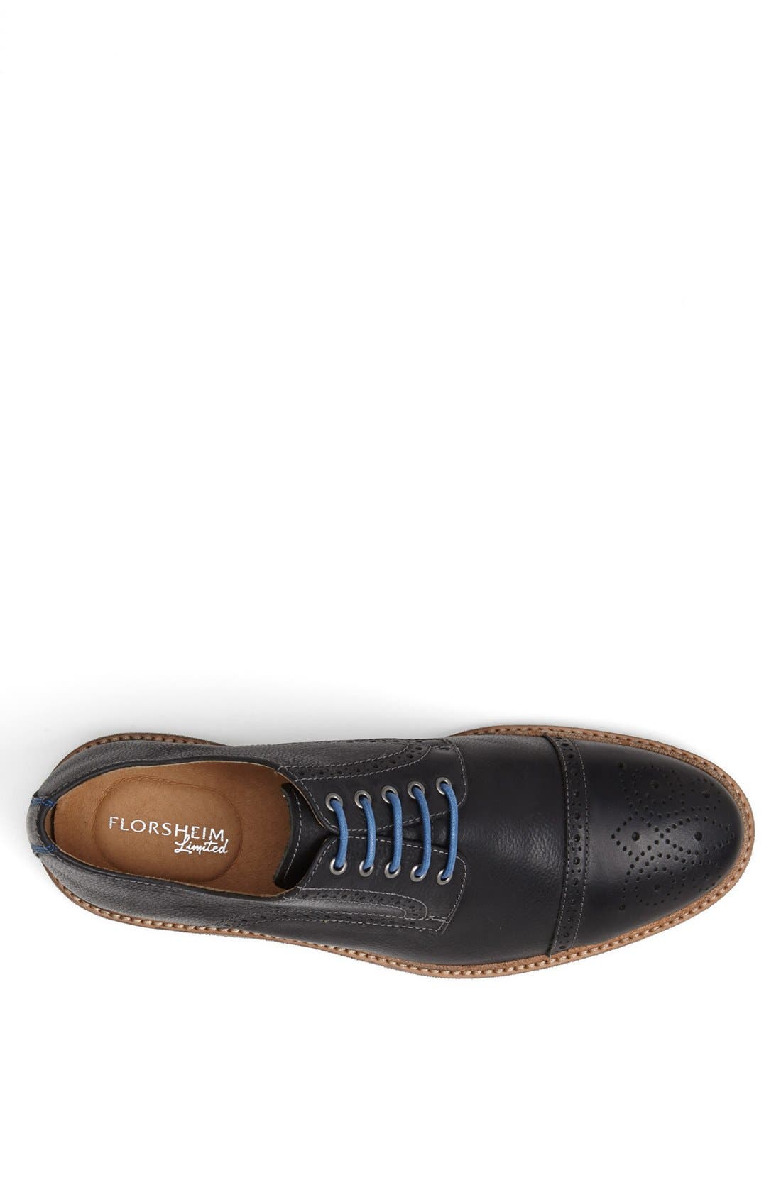 Florsheim 'Indie' Cap Toe Derby, Alternate, color, 