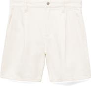 MANGO Dart Bermuda Denim Shorts