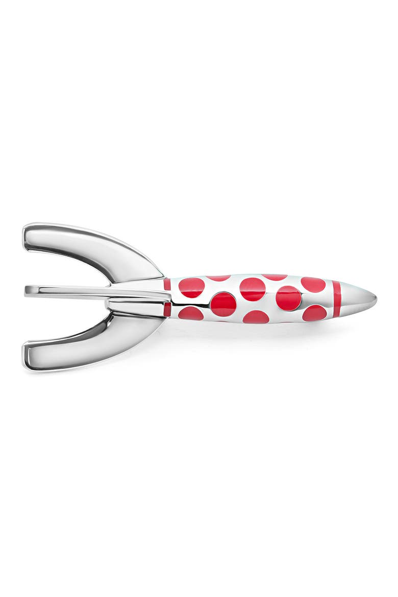 Men's Sterling Silver Gender Pin, Alternate, color, RED