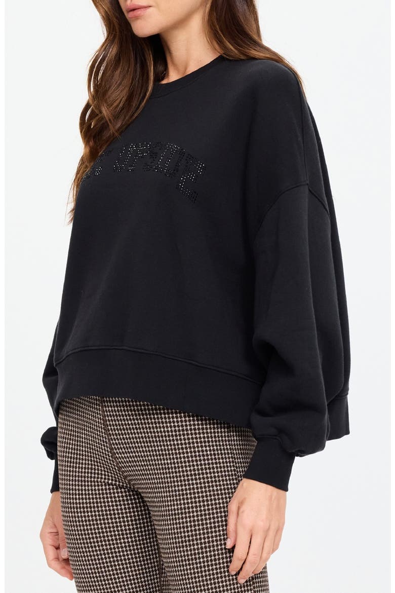Paloma Logo Pullover Sweatshirt, Alternate, color, BLACK