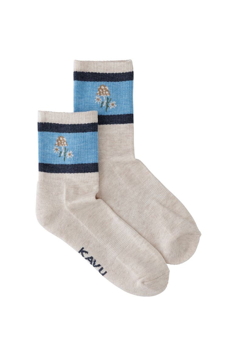 Robot Sock, Alternate, color, Mushroom Patch