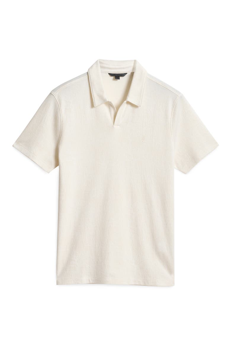 Hague Foliage Jacquard Polo, Alternate, color, NATURAL