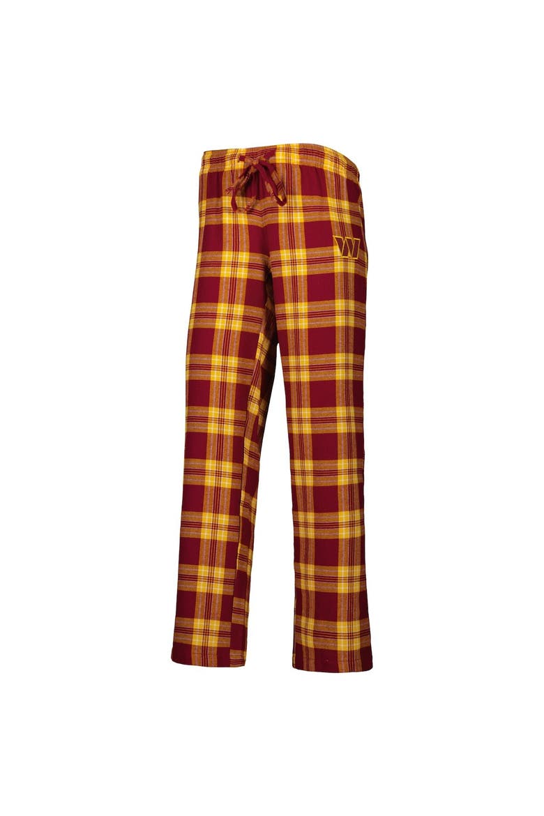 Women's Concepts Sport Burgundy/Gold Washington Commanders Badge T-Shirt & Pants Sleep Set, Alternate, color, Burgundy