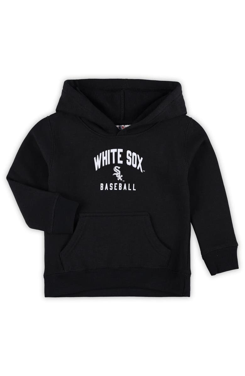 Outerstuff Toddler Black/Gray Chicago White Sox Play-By-Play Pullover Fleece Hoodie & Pants Set, Alternate, color, Black