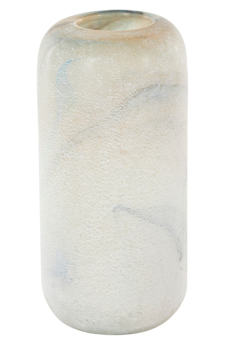 GINGER BIRCH STUDIO Cream Glass Vase, Alternate, color, 