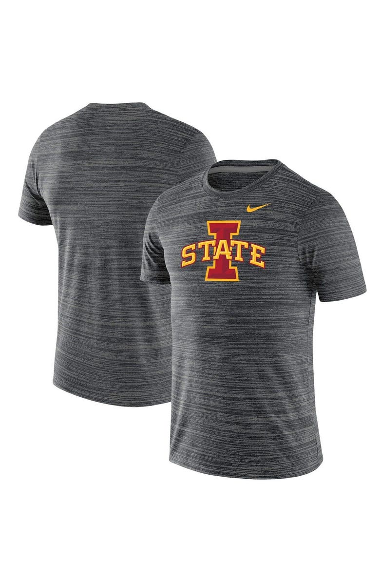 Nike Men's Nike Black Iowa State Cyclones Team Logo Velocity Legend Performance T-Shirt, Main, color,