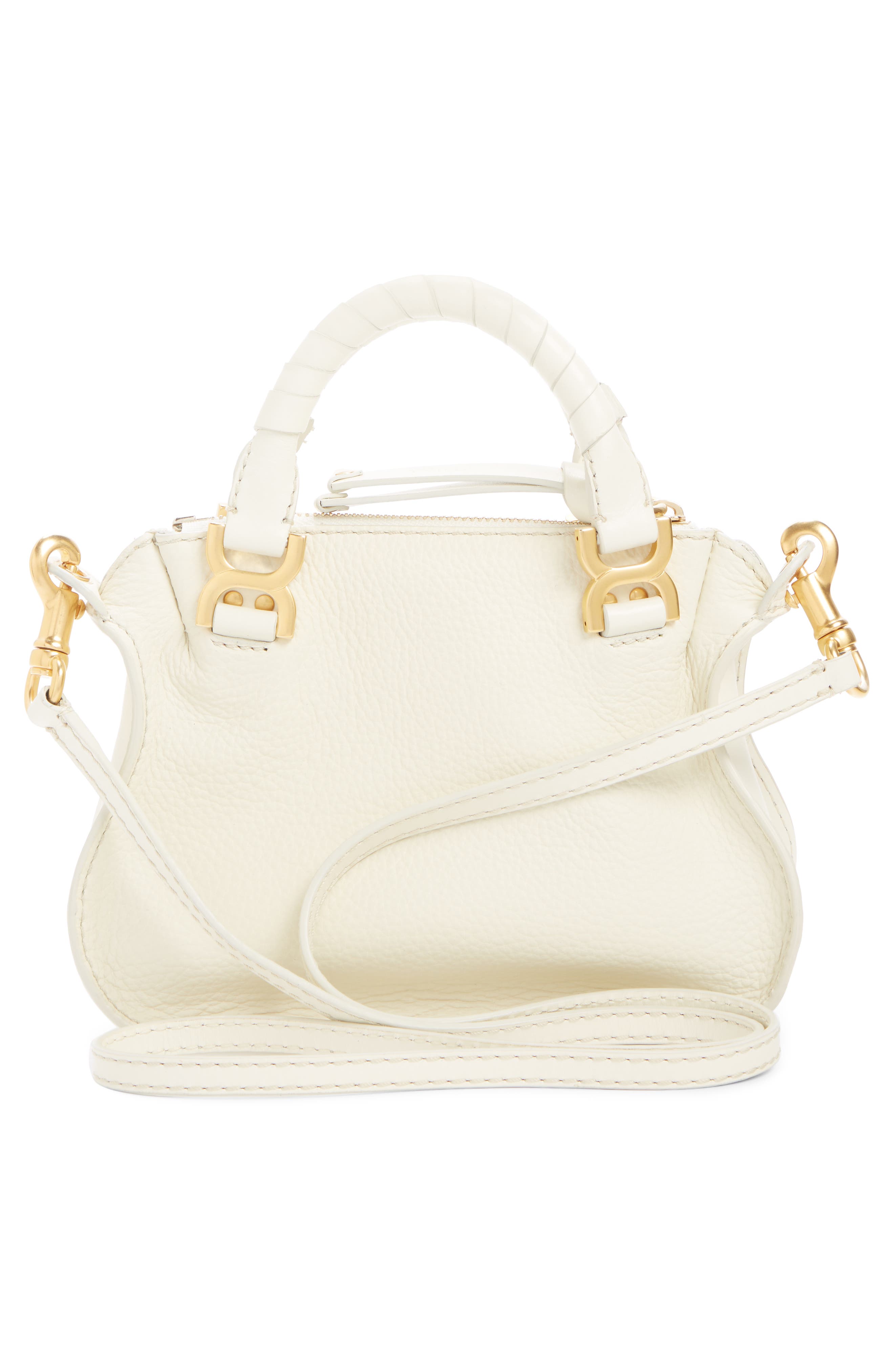 Mini Marcie Fringe Leather Crossbody Bag, Alternate, color, NATURAL WHITE