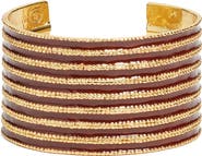 Karine Sultan Espresso Cuff Bracelet