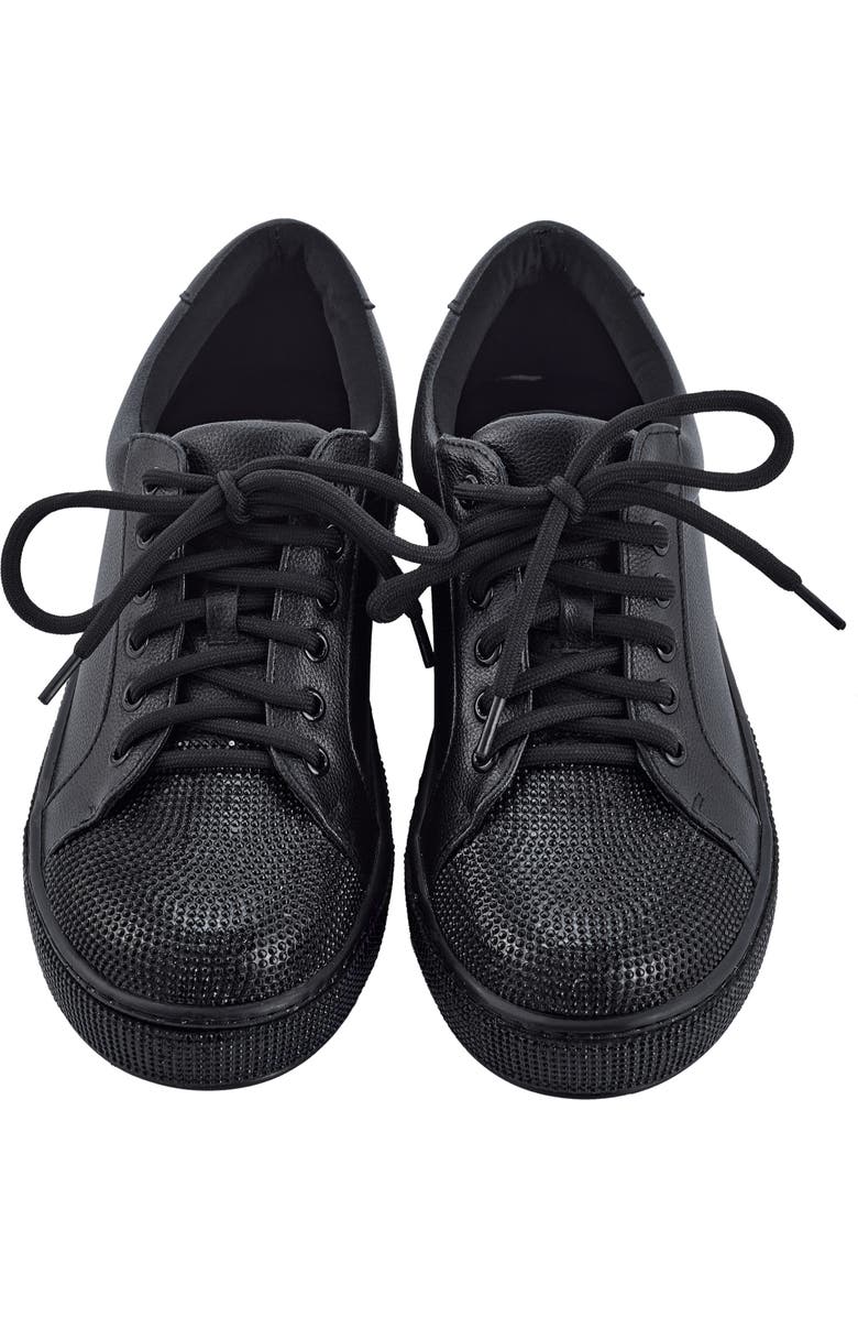 LADY COUTURE Legend Rhinestone Sneaker, Alternate, color, Black