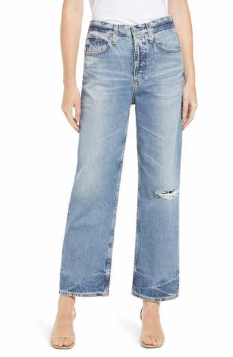 AG Women's Knoxx High Waist Boyfriend Jeans