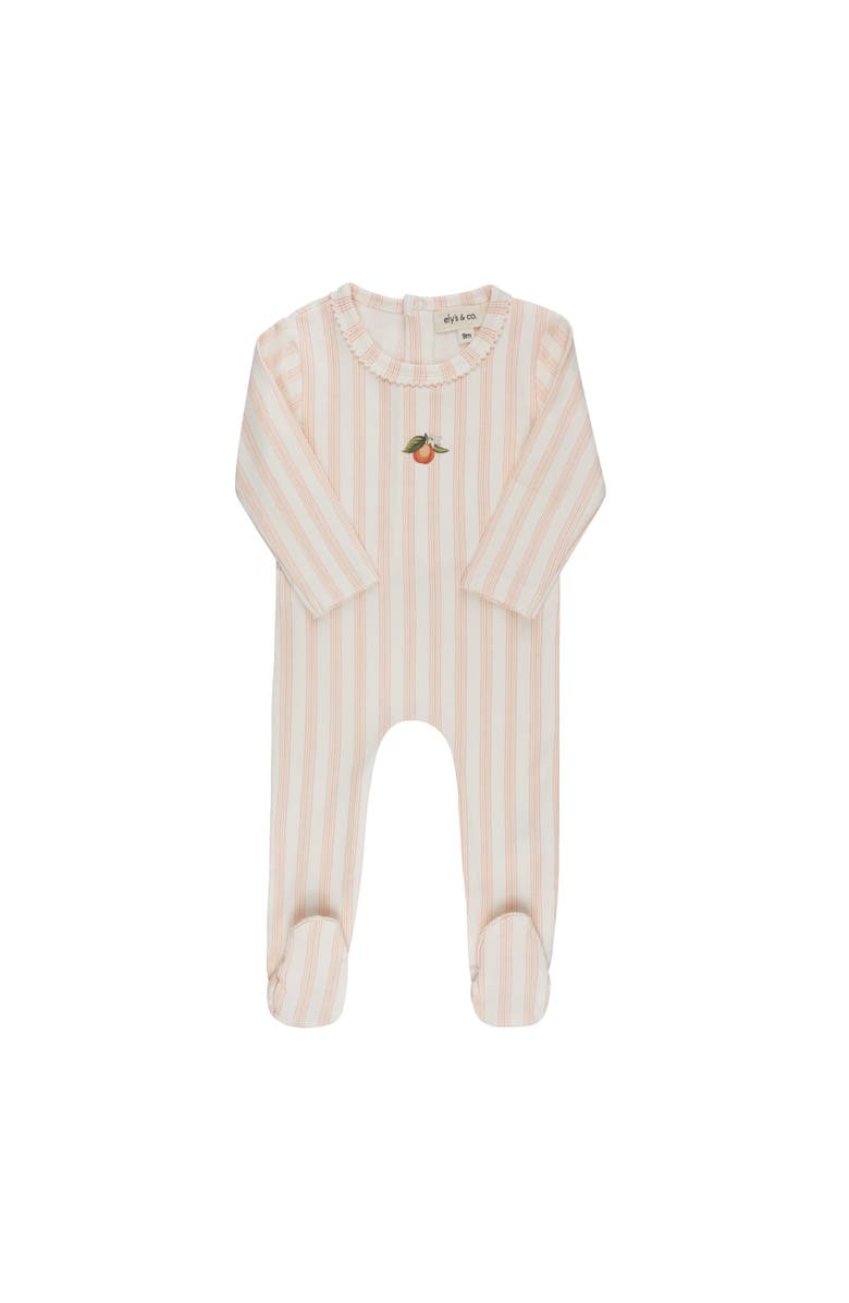 Ely's & Co. Lemon Peach Collection - Footie, Main, color, Peach