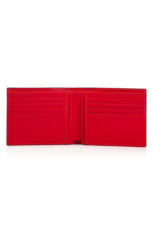 Christian Louboutin Coolcard Leather Bifold Wallet In Black