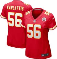 Nike Women's Nike George Karlaftis Red Kansas City Chiefs Game Player Jersey