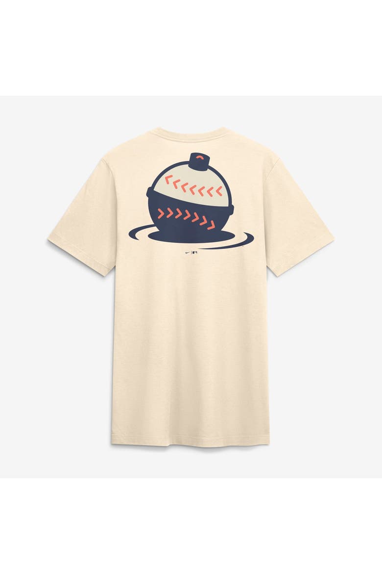 Men's Nike Tan Milwaukee Brewers City Connect Legacy Tri-Blend T-Shirt, Alternate, color, Tan
