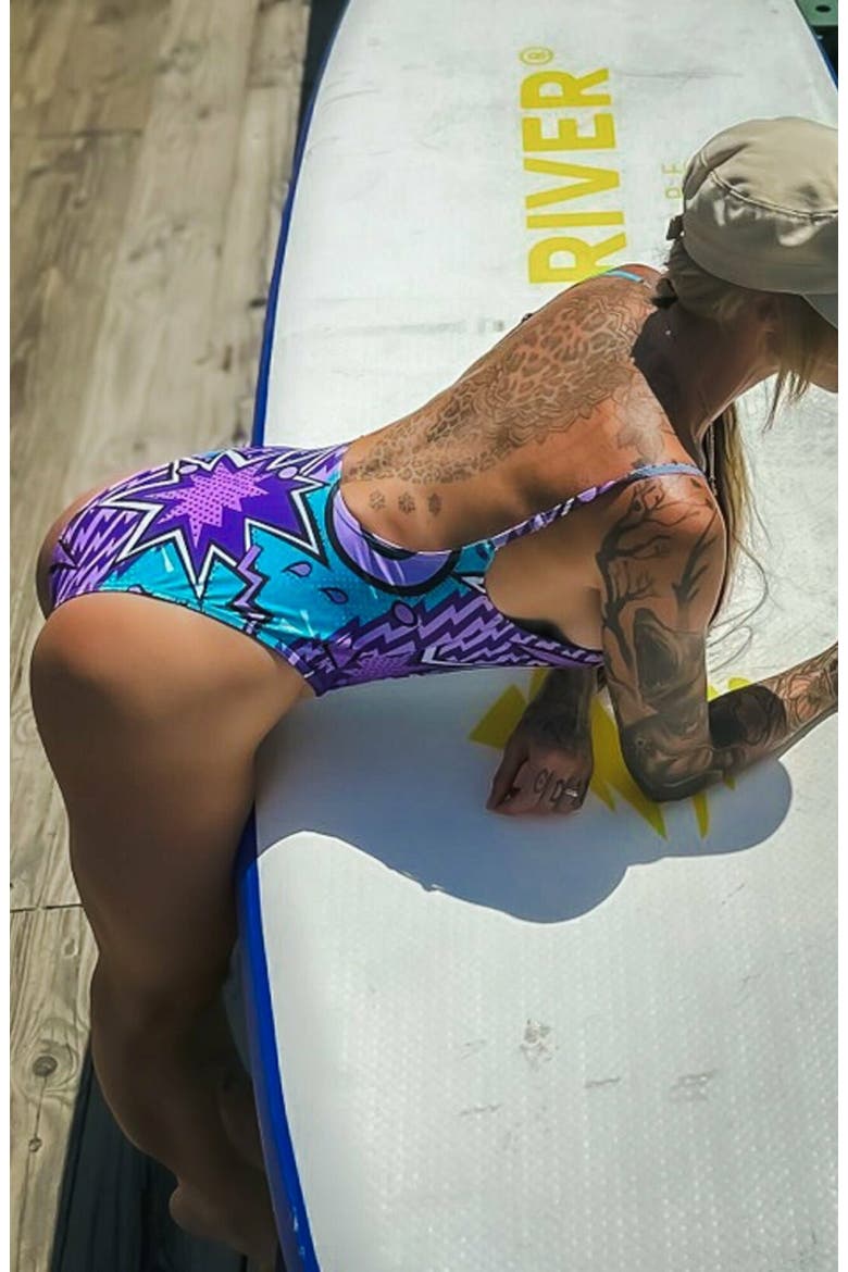 Fresh Prince Onepiece Swim Suit, Alternate, color, Multi