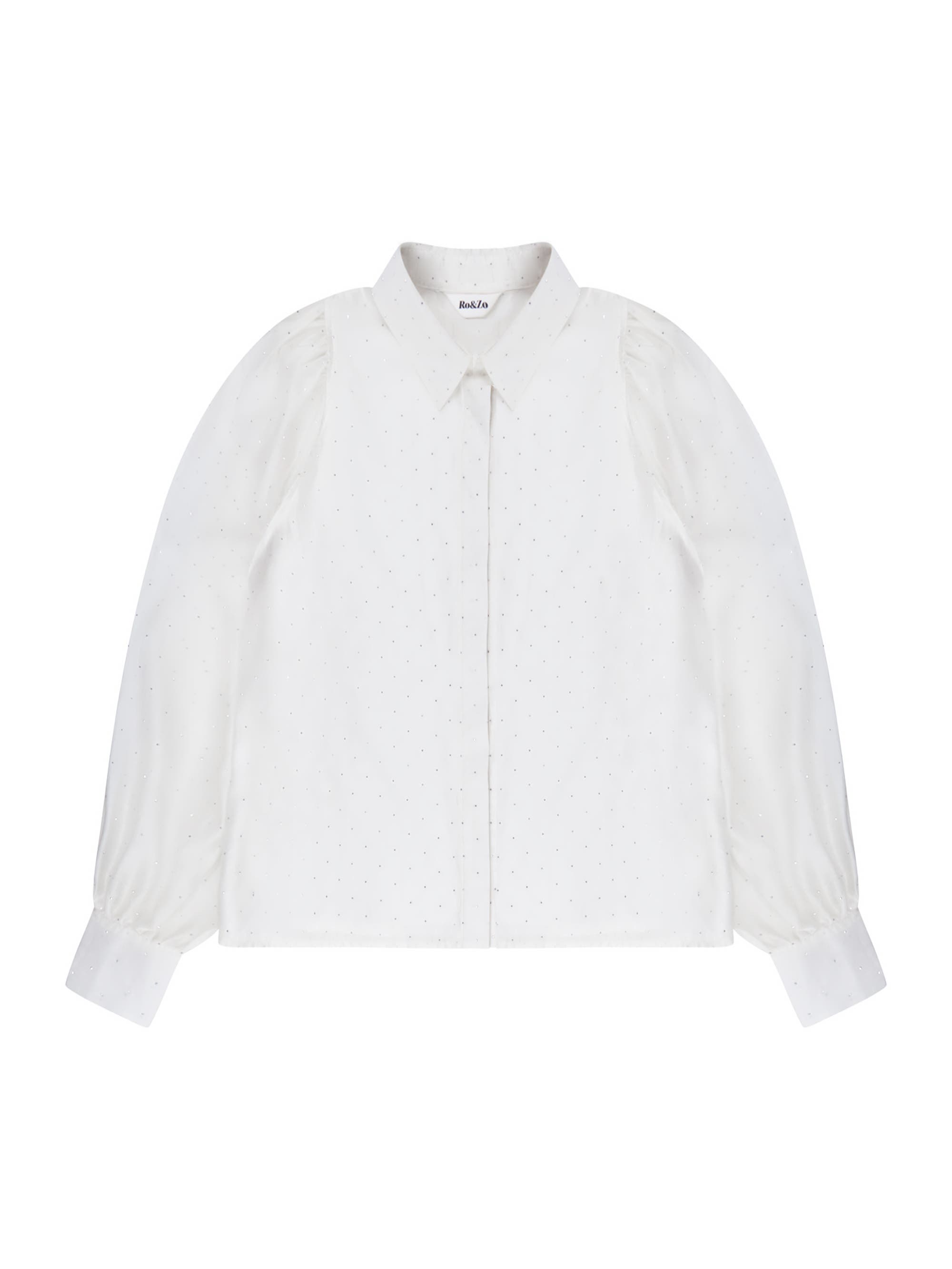 Button Up Mini Diamante Shirt - image 2
