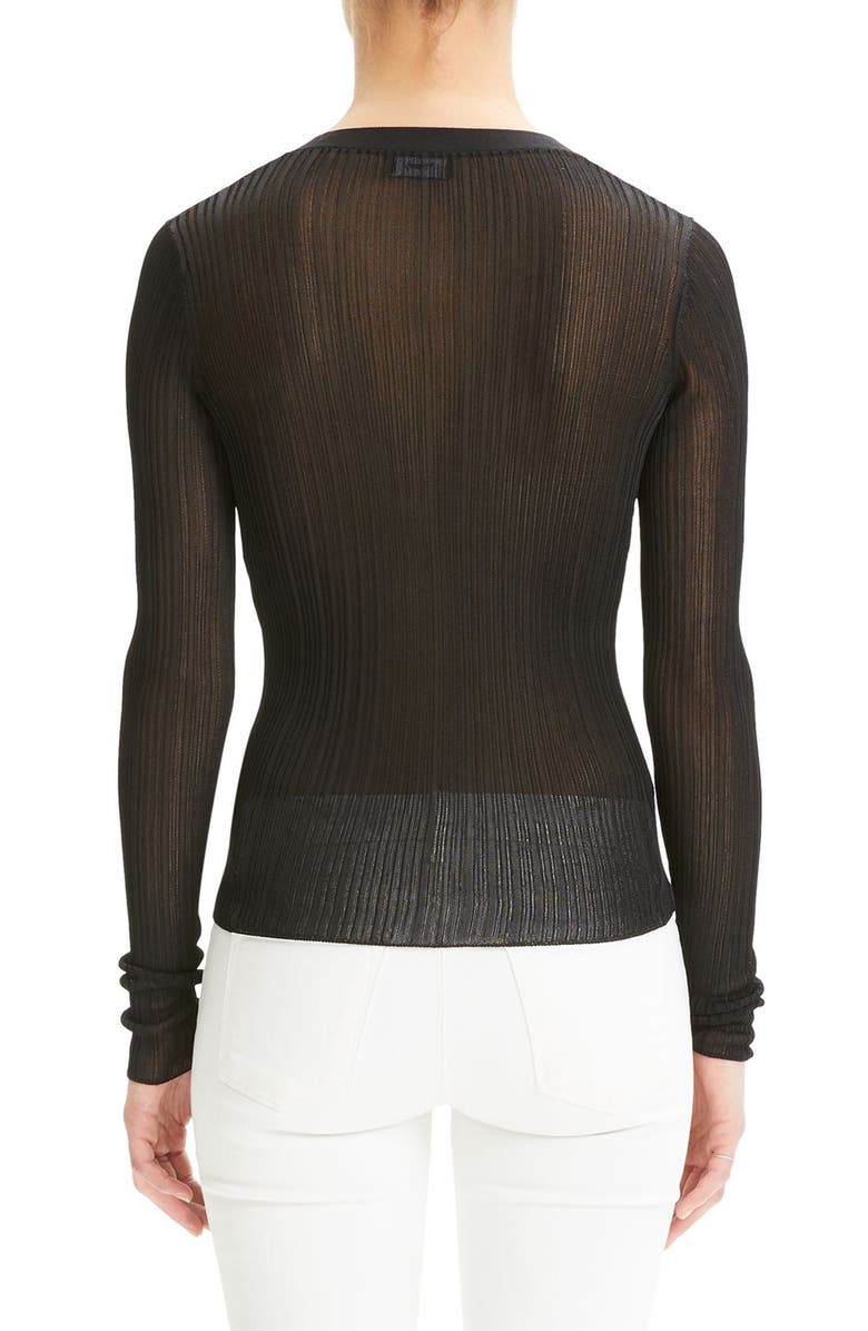 Theory Ribbed Cardigan, Alternate, color, 