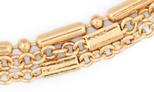 Nordstrom Rack Mini Ball Station Anklet In Gold