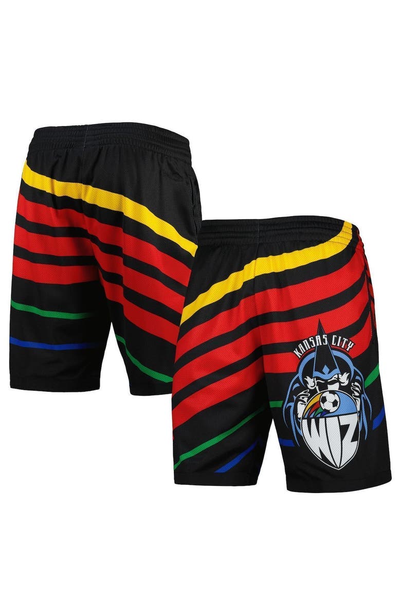 Mitchell & Ness Men's Mitchell & Ness Black Sporting Kansas City Swingman Shorts, Main, color, Black