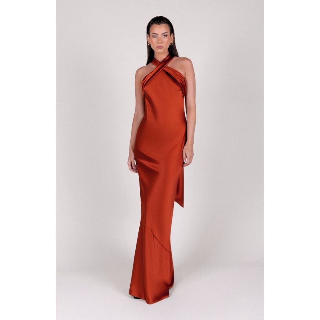 Rewritten Roma Halterneck Dress