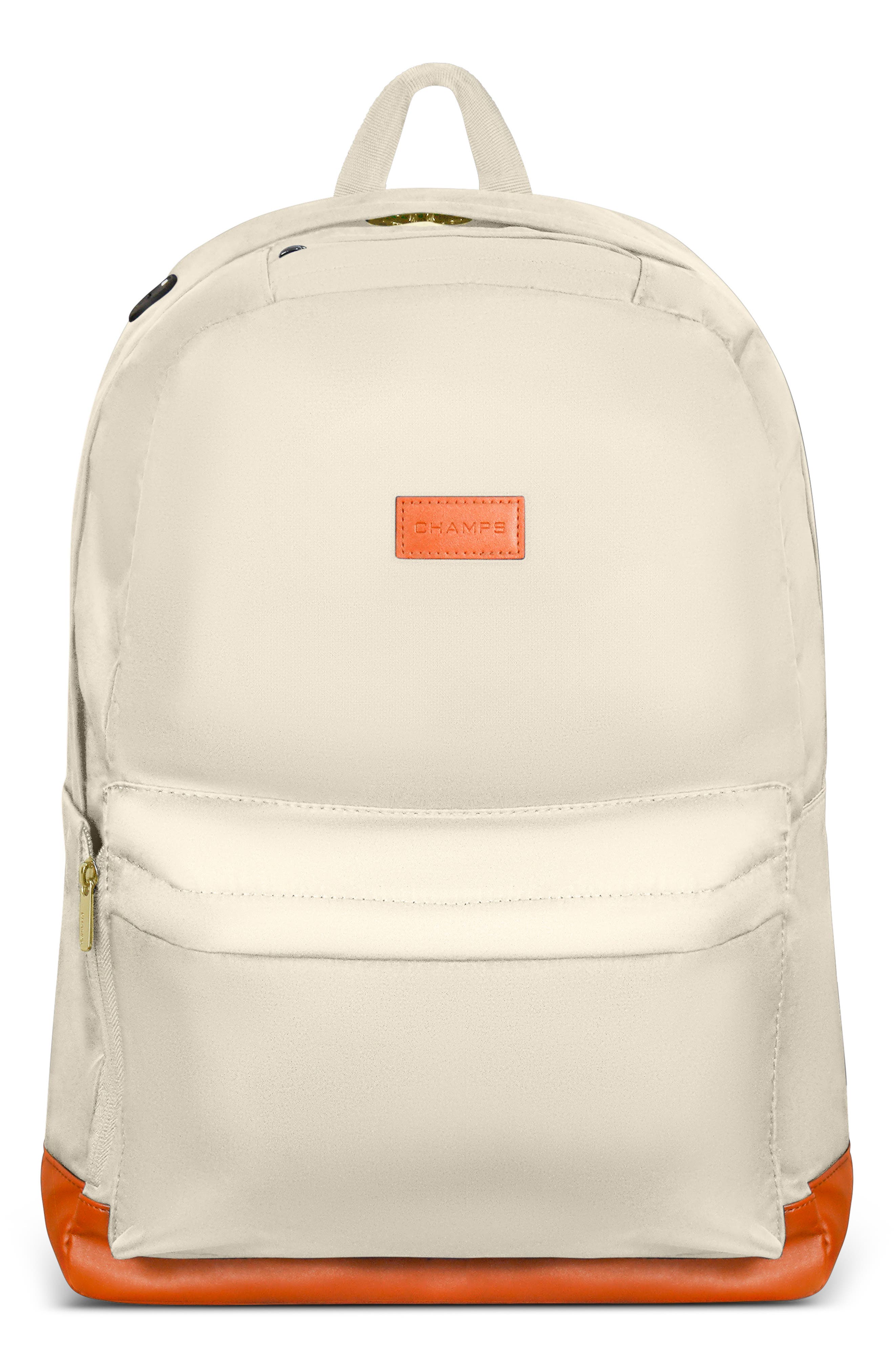 CHAMPS Water Resistant Nylon Backpack