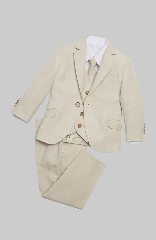 Peanut Butter Collection Oasis Safari Kids Suit In Neutral