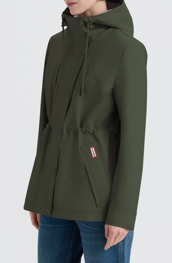 Abbey Short Rubberized Rain Jacket