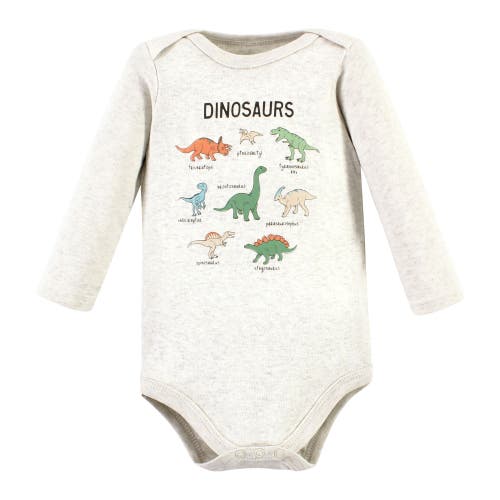 Hudson Baby Cotton Long-sleeve Bodysuits 5-pack In Multi