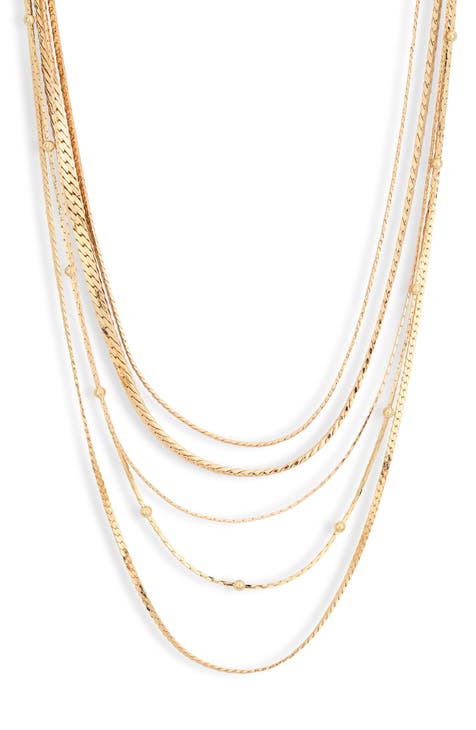 Mixed Chain Layered Necklace