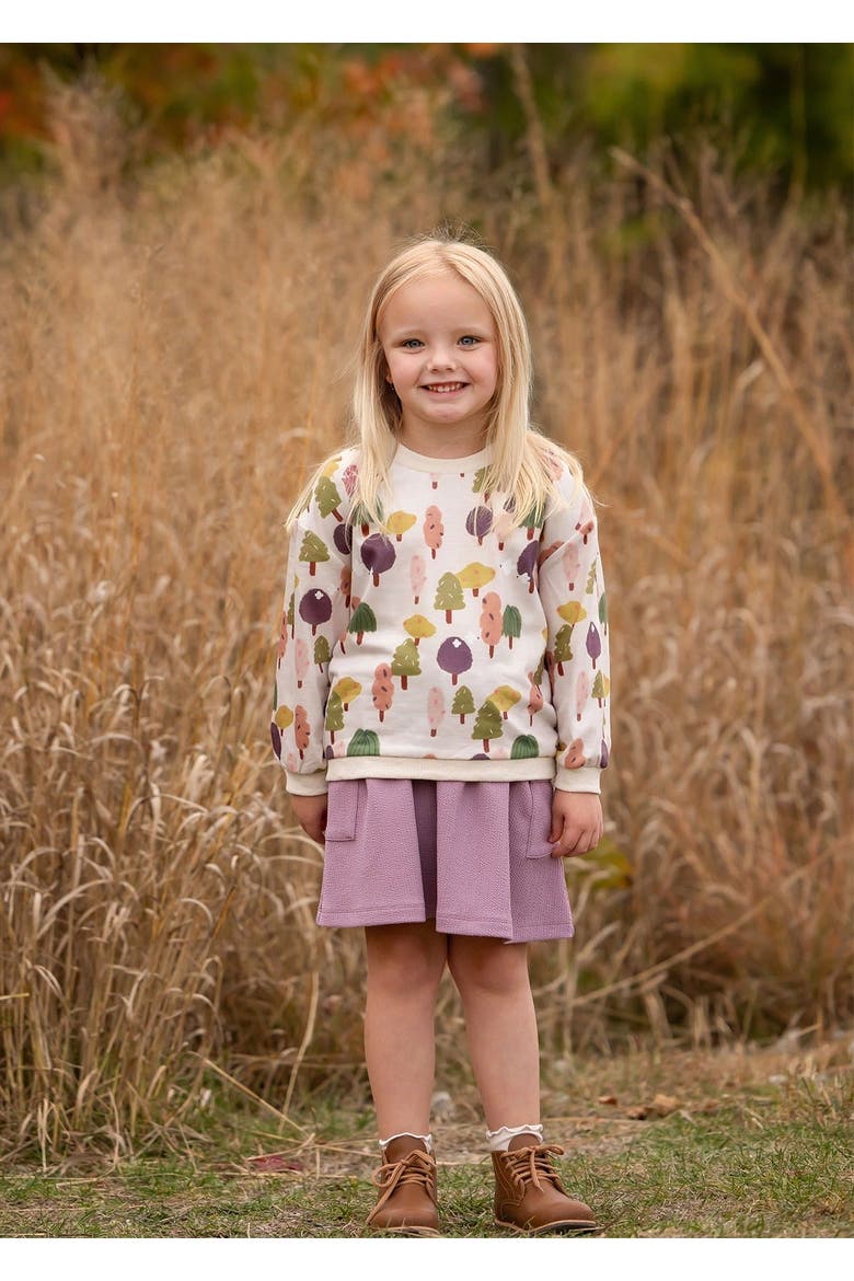 Treehouse Two Piece Set, Alternate, color, Purple
