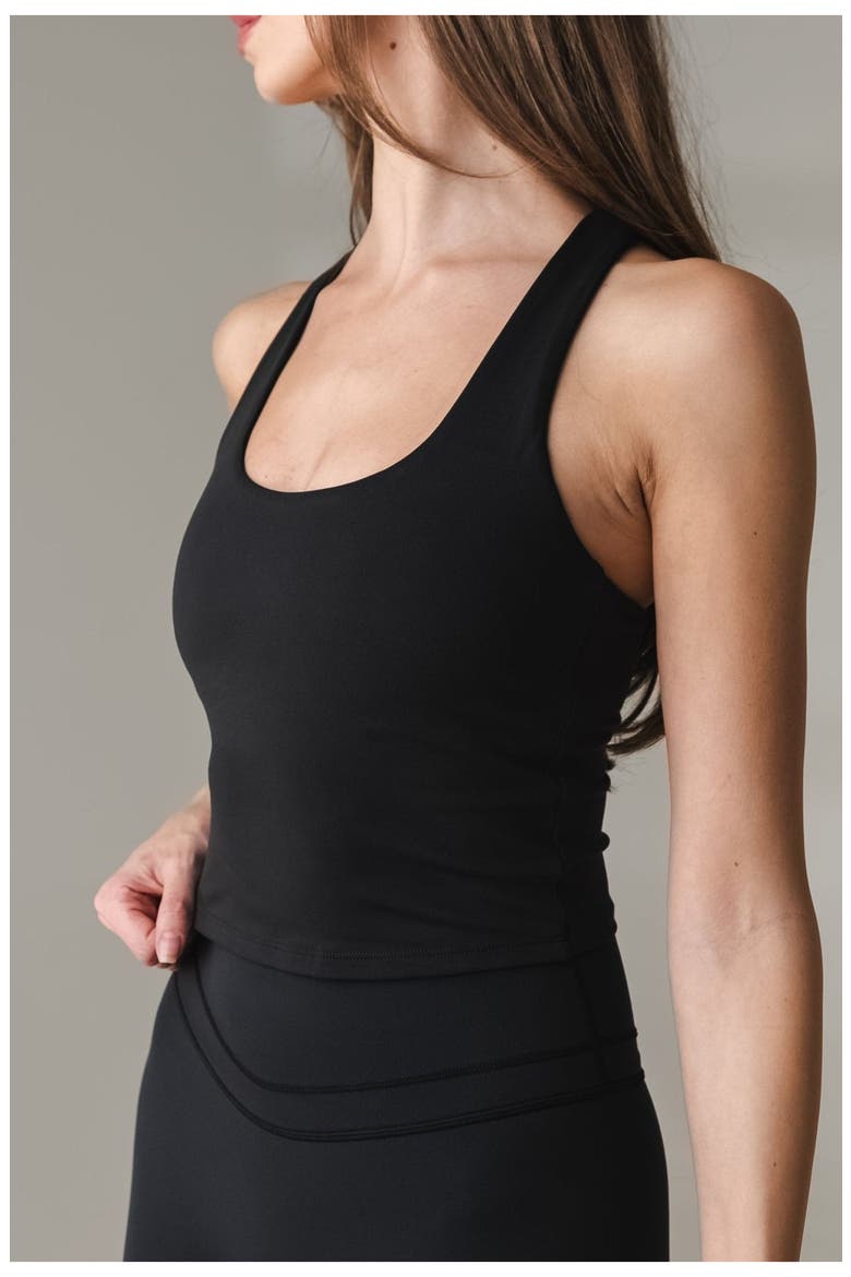 Pulse Racer Tank, Alternate, color, Midnight Washed