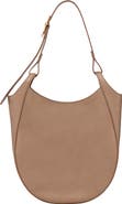 Longchamp Large Le Foulonne Leather Hobo Bag