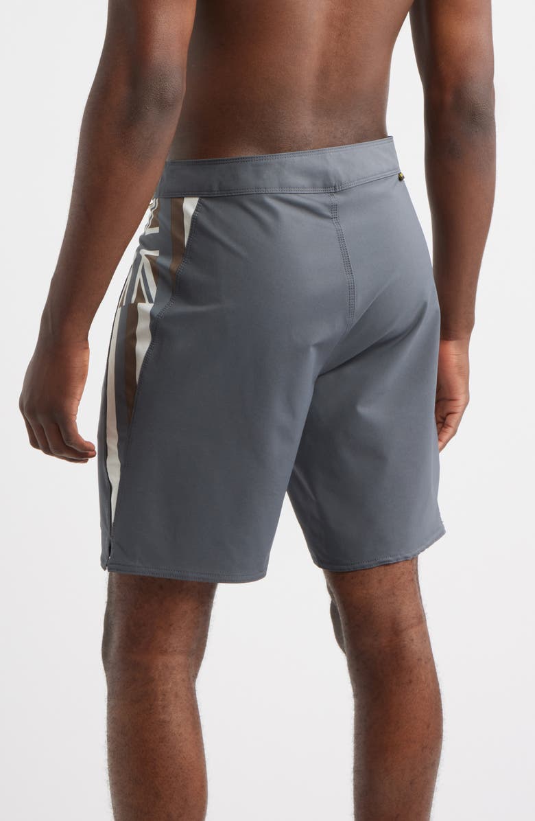 Florence Pro Hawaii Water Repellent Board Shorts, Alternate, color, Charcoal