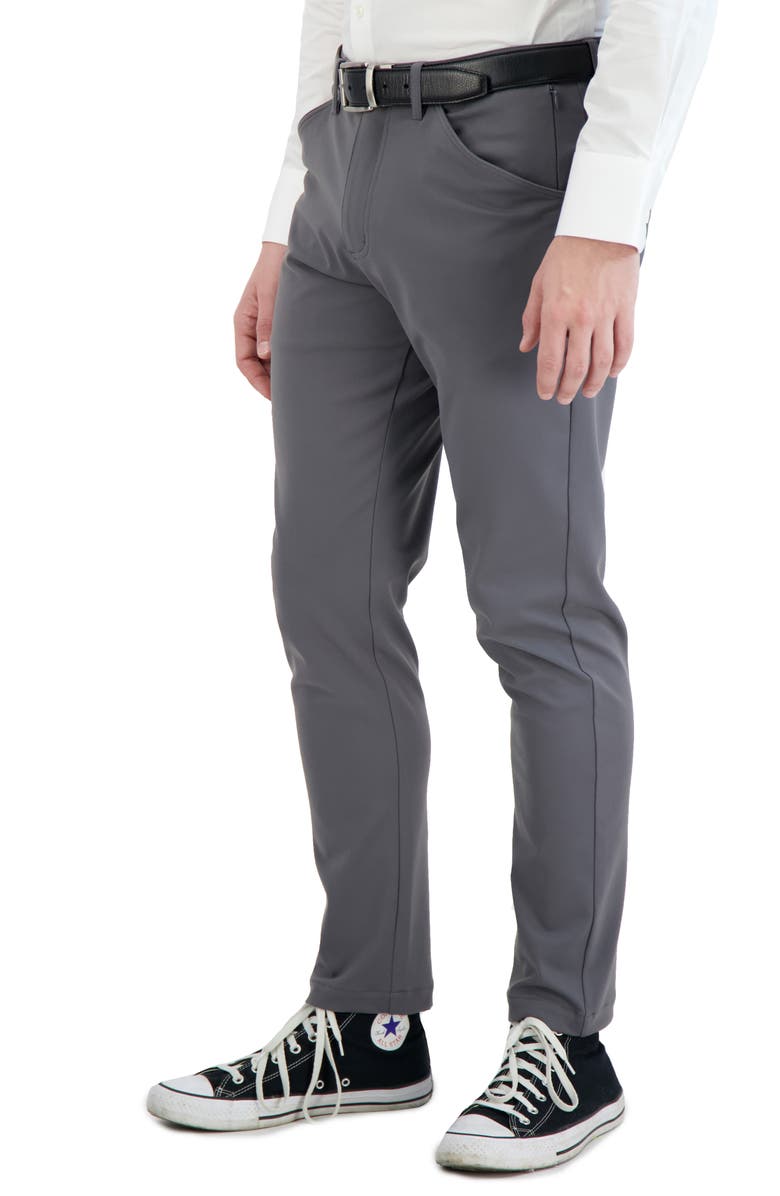 LEVINAS Business Casual Pants, Alternate, color, Grey